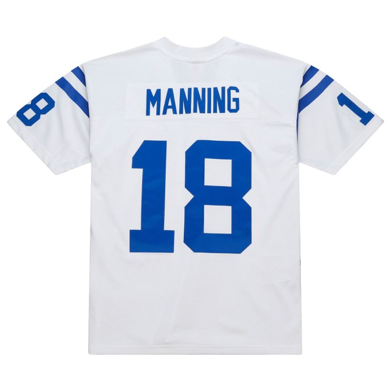 Peyton Manning #18 Indianapolis Colts 2006 Throwback NFL Jersey White view 1