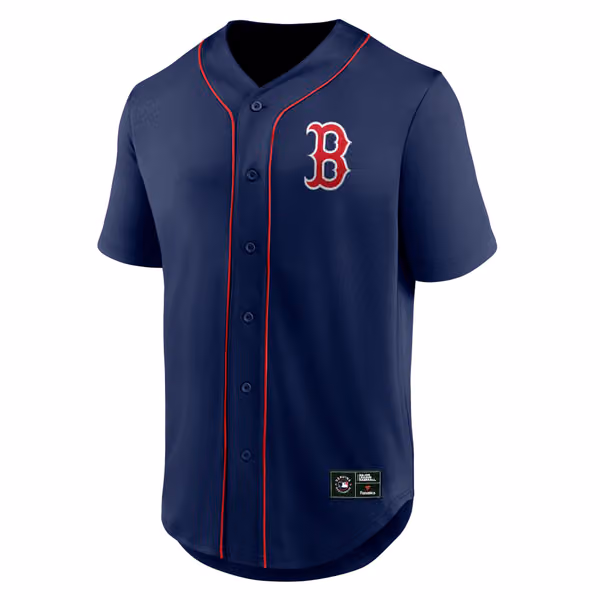 Boston Red Sox Fanatics Foundation MLB Fan Jersey Navy view 2