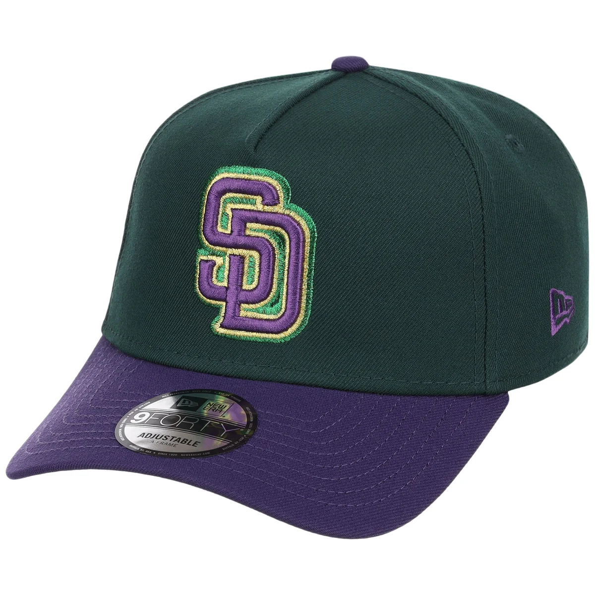 San Diego Padres MLB Joke's on You New Era 9FORTY A-Frame detail view