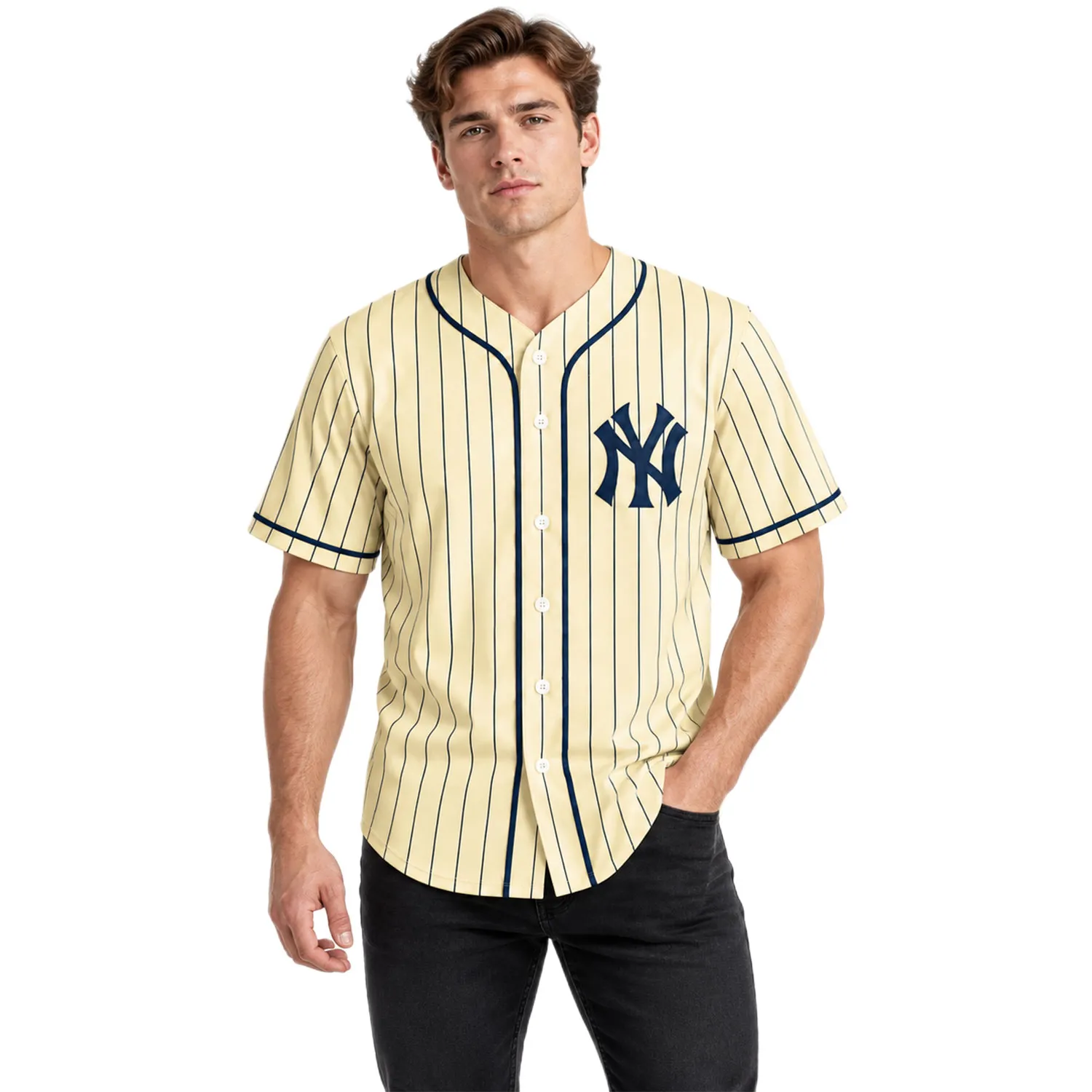 Vintage New York Yankees Jersey Custom Player Vibrant Retro Style