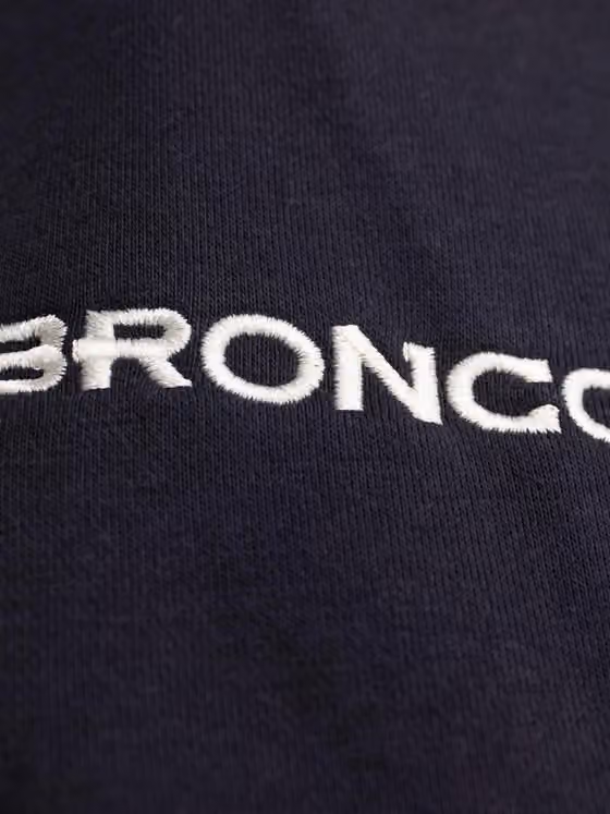 Denver Broncos Letterman Hooded NFL Jacket Navy view 4