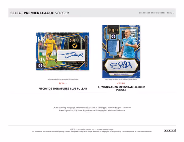 2023/24 Panini Select Premier League Soccer Mega Box view 3
