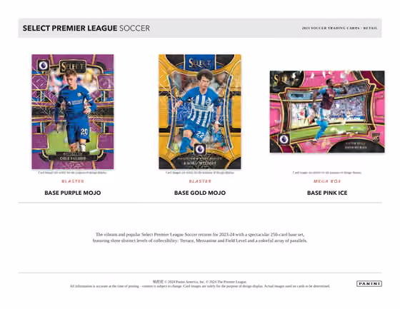 2023/24 Panini Select Premier League Soccer Mega Box view 2