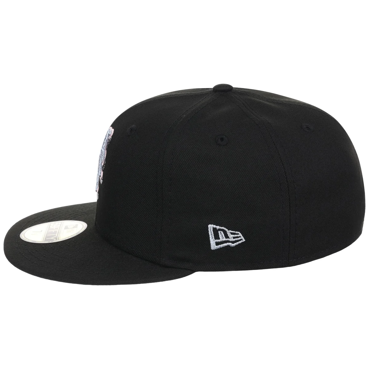 New York Mets MLB Pewter Skies New Era 59FIFTY detail view