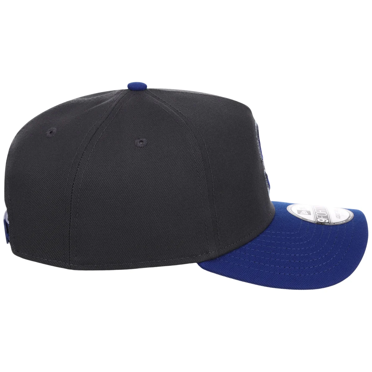 Seattle Mariners MLB Graphite x Royal FASHION CORE New Era 9FORTY A-Frame detail view