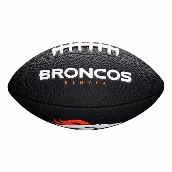 Denver Broncos NFL Wilson Mini Football Black view 1