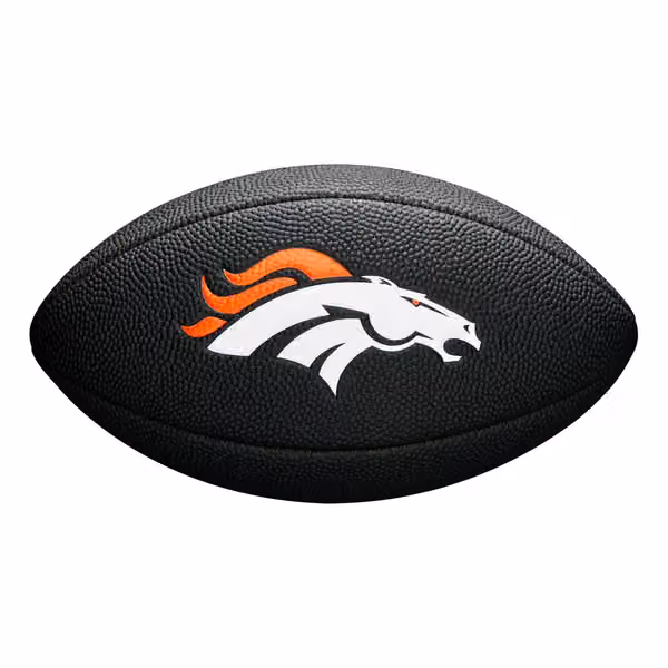 Denver Broncos NFL Wilson Mini Football Black view 3