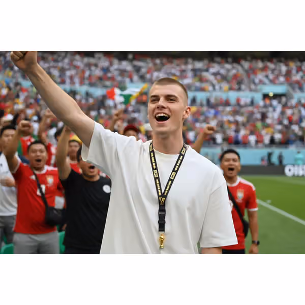 FIFA World Cup 2026 Official World Cup Trophy Lanyard view 2