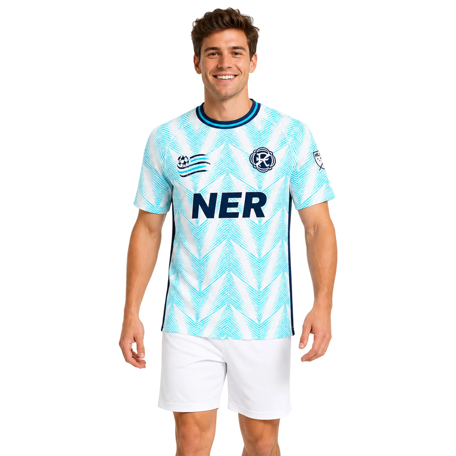 NE Revolution Revs Blue Jersey Custom – Remarkable Fan Style