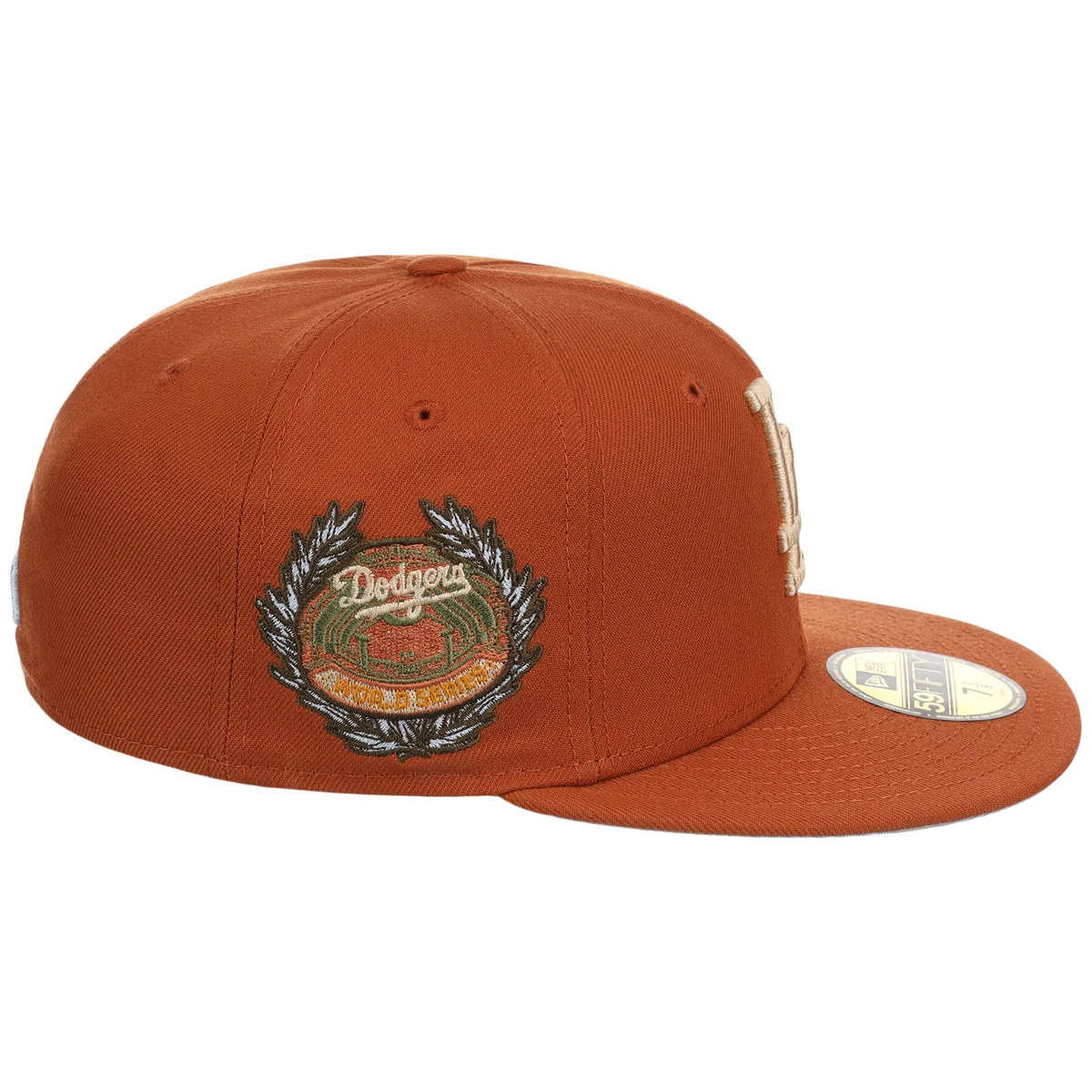 Los Angeles Dodgers Fitted Feast New Era 59FIFTY 'Sweet Potato' detail view