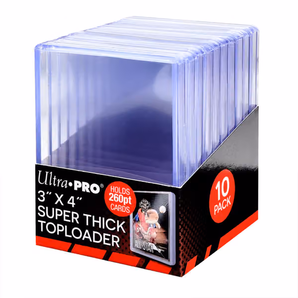 Ultra Pro Toploader 3 x 4" Super Thick Cards - 260pt view 1