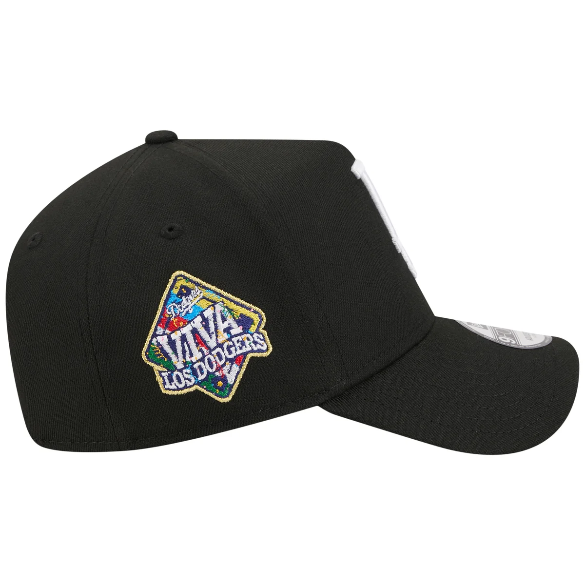 Los Angeles Dodgers Los Angeles Crown the City - MX Flag - Black/Black New Era 9FORTY detail view