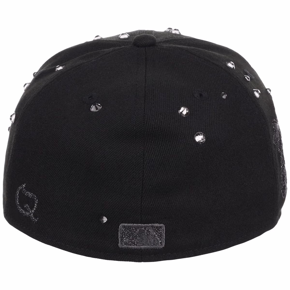 Atlanta Braves Quavo Georgia Pack Collection - New Era 59FIFTY "Iced Out" (Black/Black) detail view