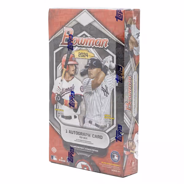 2024 Bowman Baseball MLB Hobby Box view 1