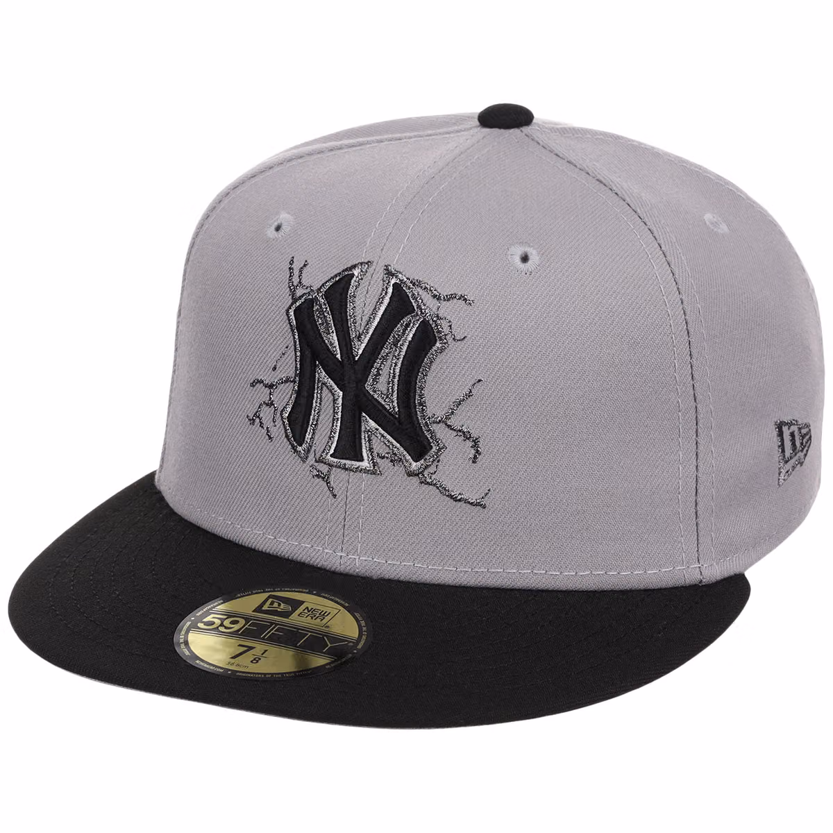 New York Yankees Concrete New Era 59FIFTY detail view