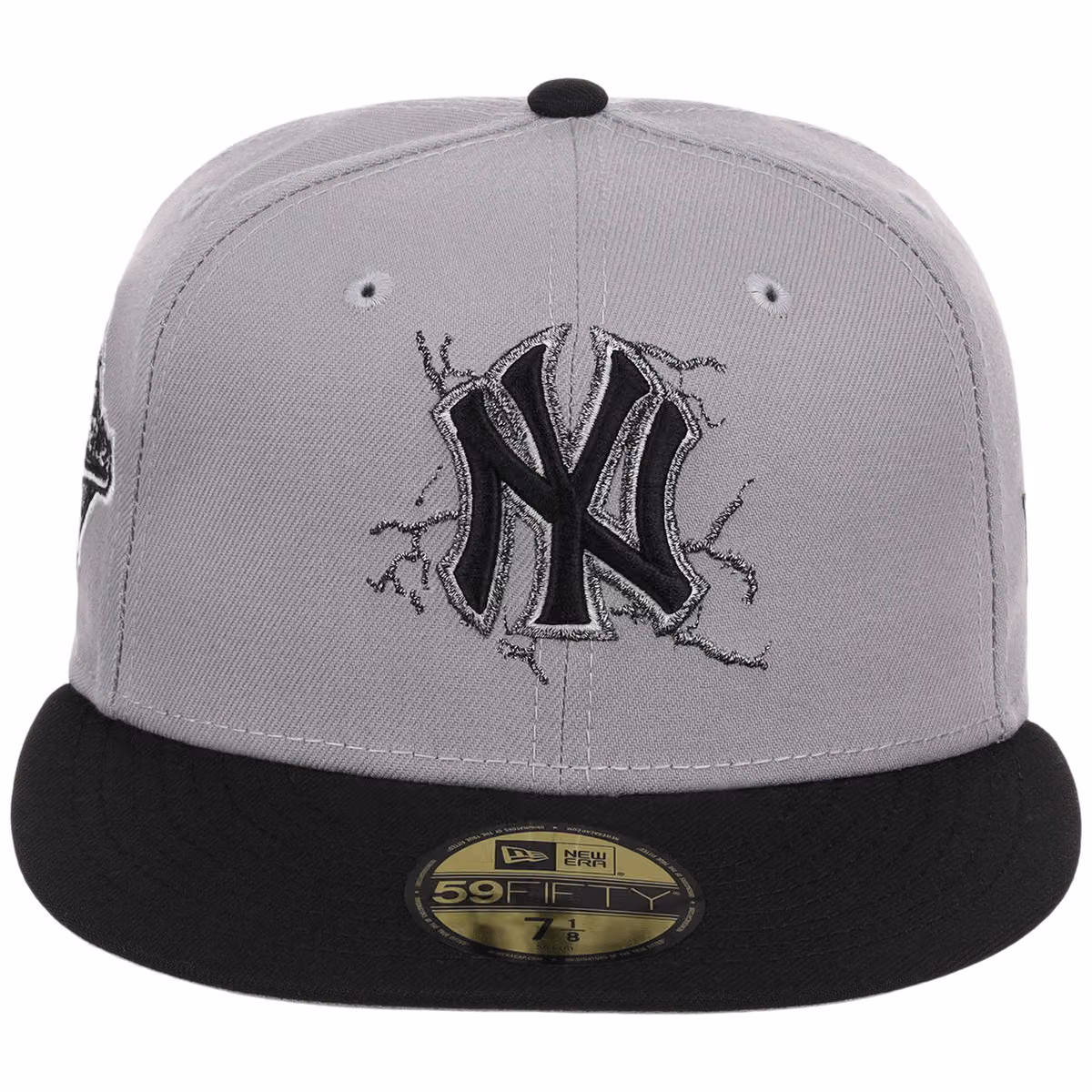 New York Yankees Concrete New Era 59FIFTY detail view