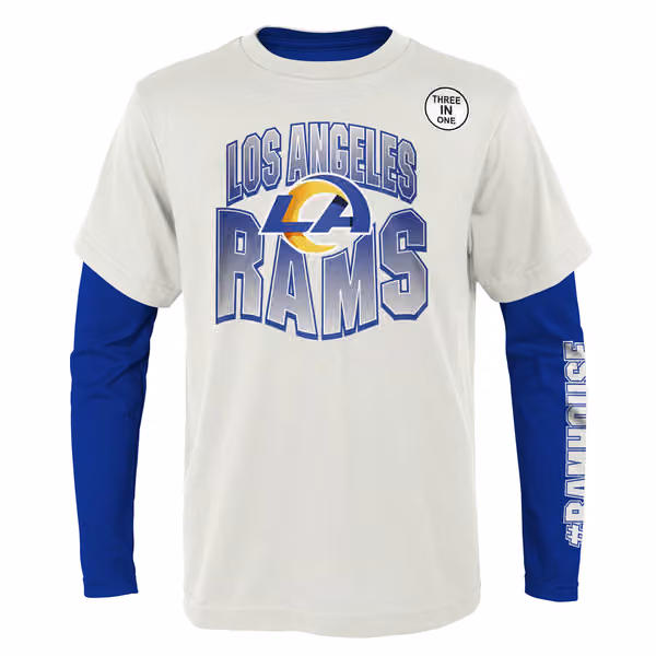 Los Angeles Rams Game Day 3-in-1 Combo NFL Shirt (YOUTH) view 2