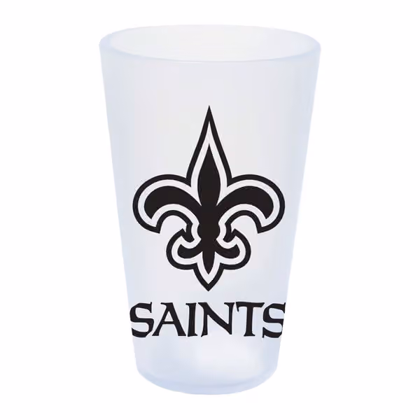 New Orleans Saints Icicle Silicone NFL Pint Glass view 1