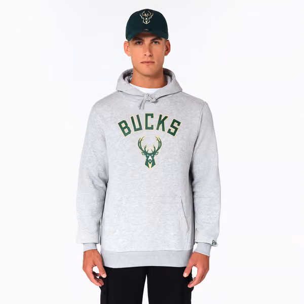Milwaukee Bucks Team Logo Hoodie NBA Sweatshirt view 1