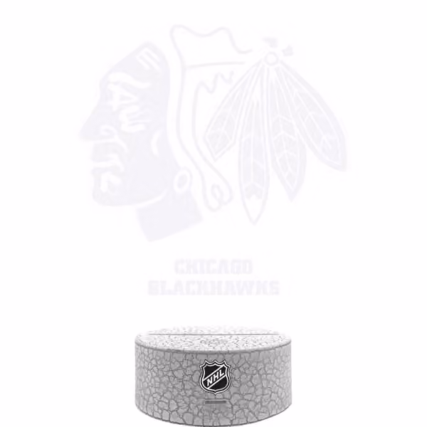 Chicago Blackhawks NHL Team Logo LED Sign view 3