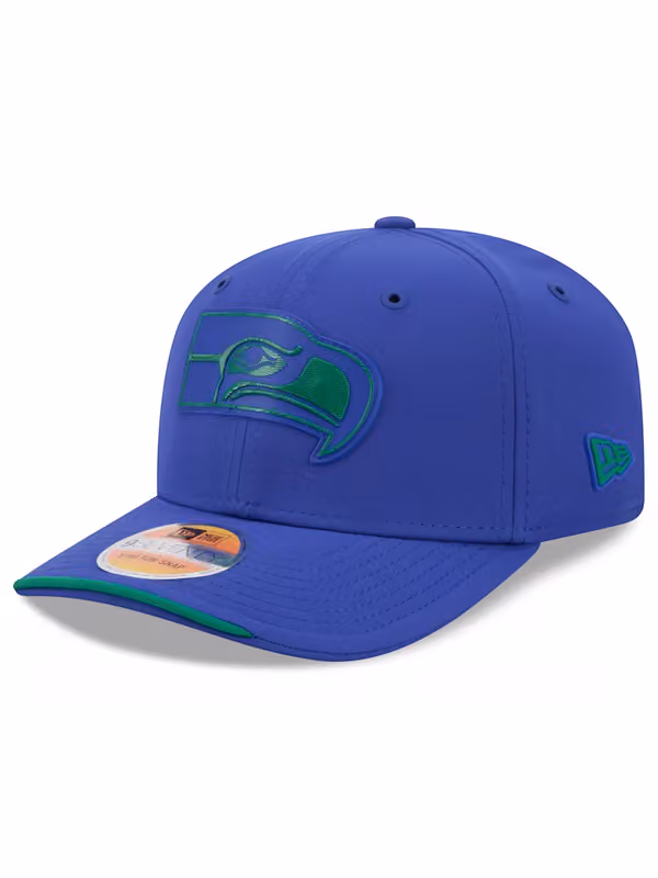 Seattle Seahawks Historic 2026 NFL Sideline 9SEVENTY Stretch-Snap Cap Blue product photo