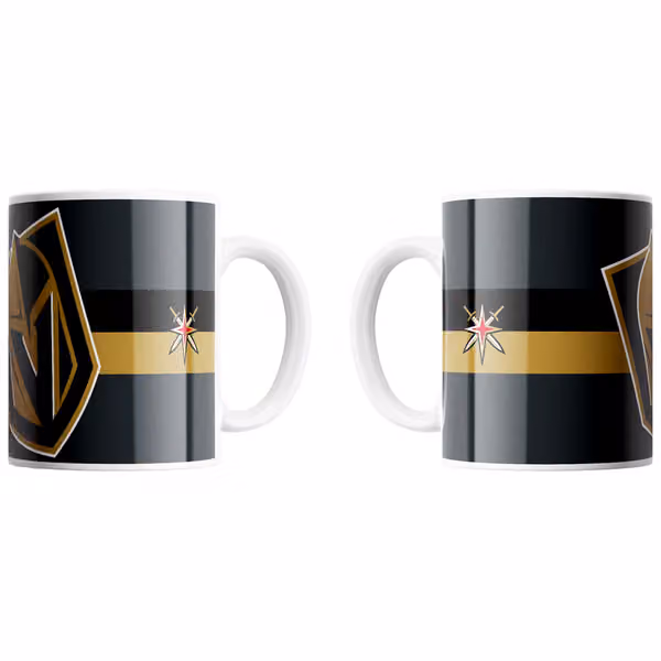 Vegas Golden Knights Triple Logo NHL Jumbo Mug (450 ml) view 1