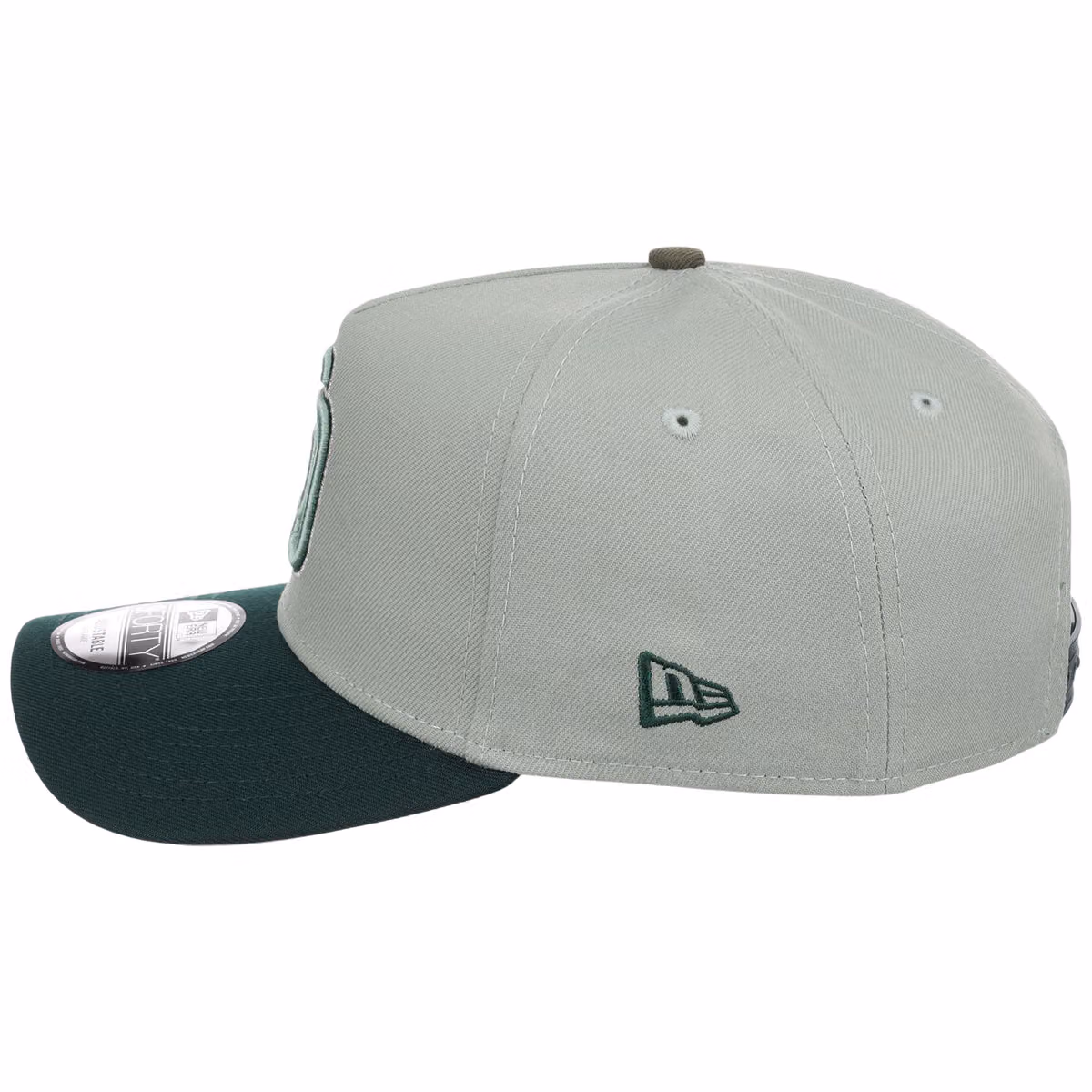 San Diego Padres MLB Everest x Dark Green FASHION CORE New Era 9FORTY A-Frame detail view