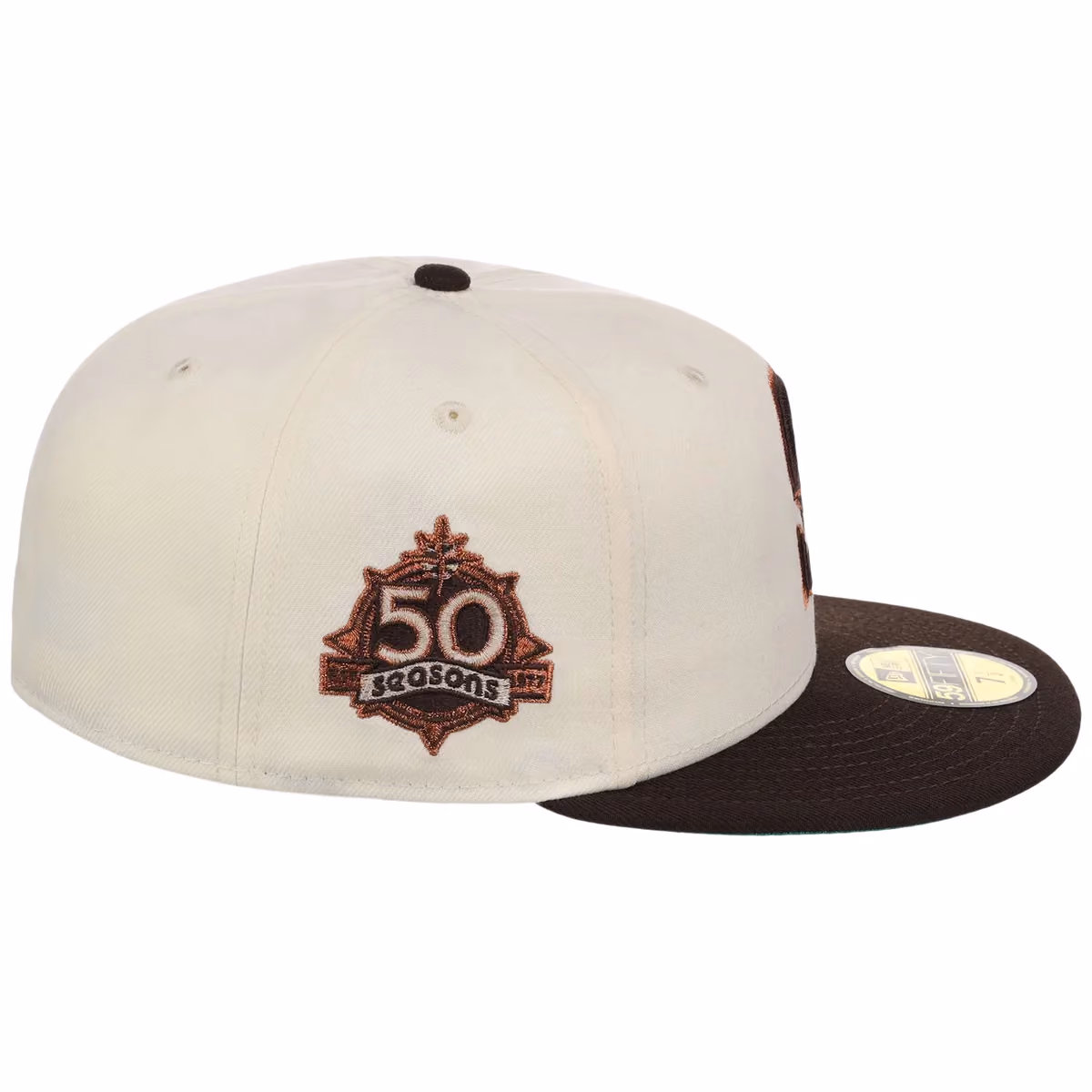 Seattle Mariners MLB Walnut Reserve New Era 59FIFTY detail view