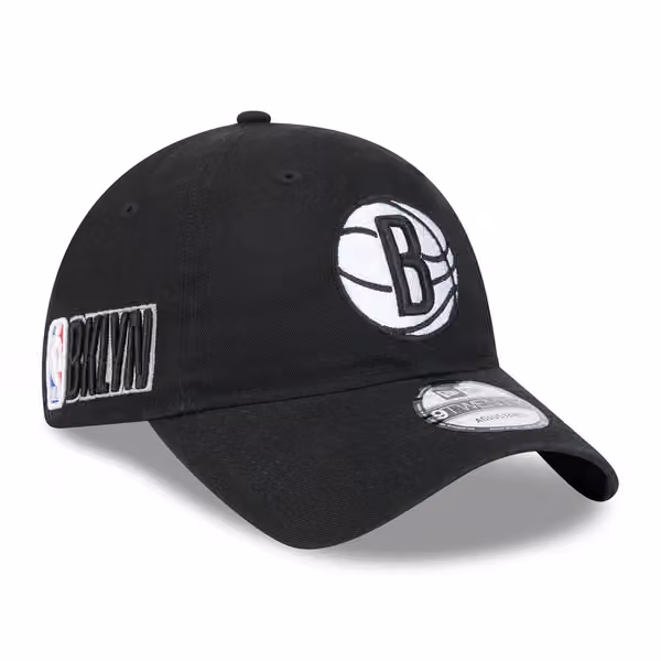 Brooklyn Nets 2024 NBA Tip-Off New Era 9TWENTY Adjustable Cap Black product photo