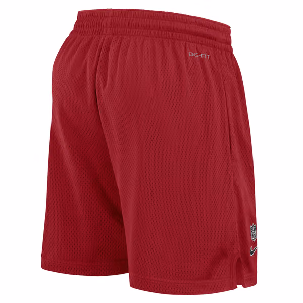 Arizona Cardinals 2024 NFL Sideline Mesh Nike Dri-FIT Shorts Red view 2