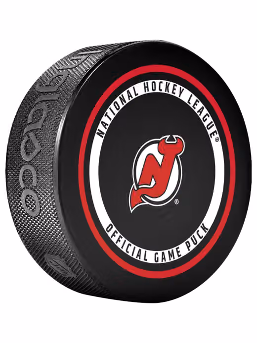 New Jersey Devils 2026-27 NHL Official Game Puck view 3