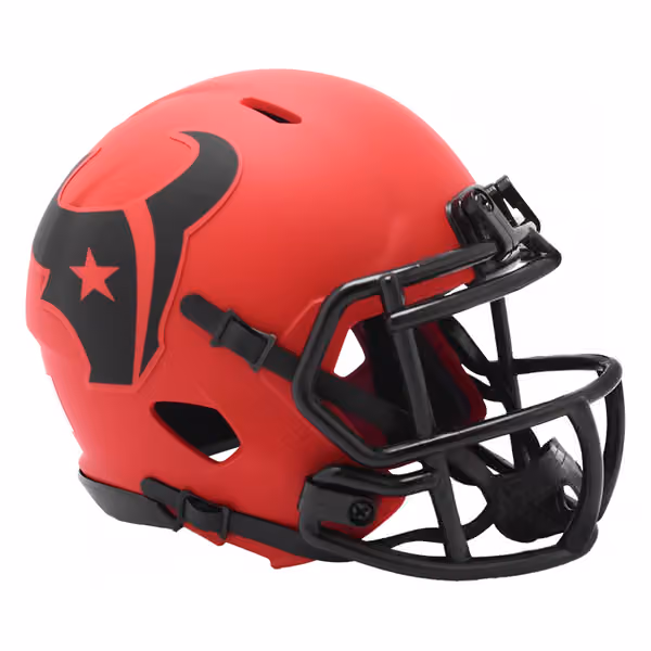 Houston Texans Rave Alternate NFL Speed Mini Helmet Red view 1