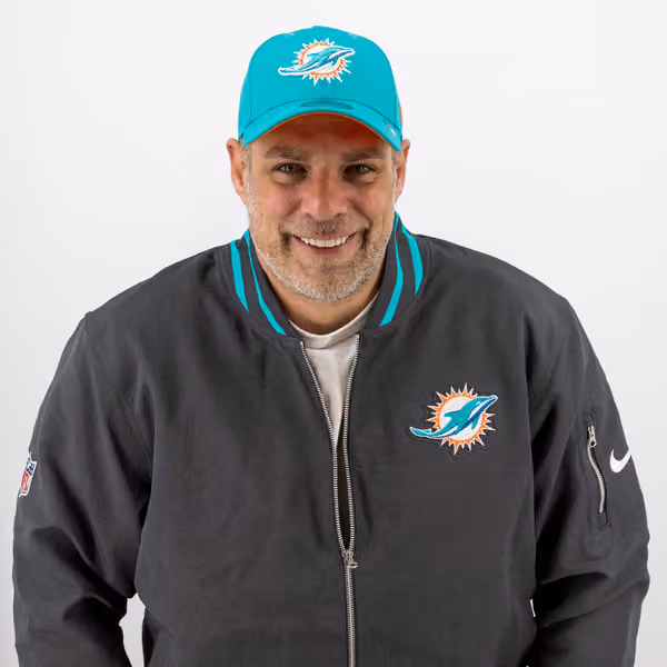 Miami Dolphins NFL Sideline Nike Coach Bomber Jacket view 4