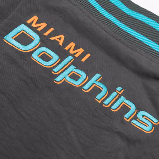 Miami Dolphins NFL Sideline Nike Coach Bomber Jacket view 5