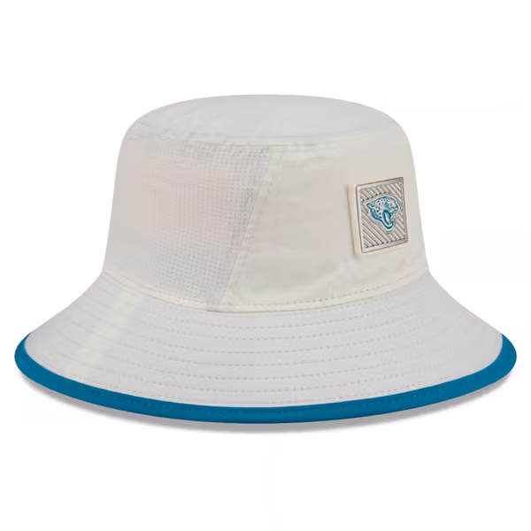 Jacksonville Jaguars 2026 NFL Training Camp Stretch Bucket Hat Cream/Teal product photo