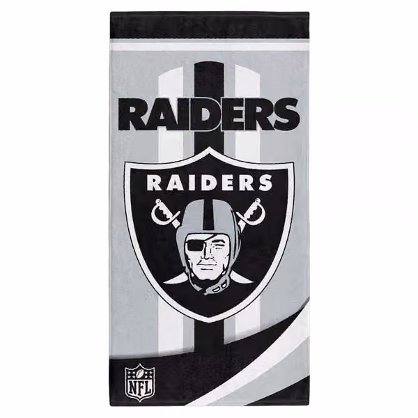 Las Vegas Raiders Extreme NFL Beach Towel view 1