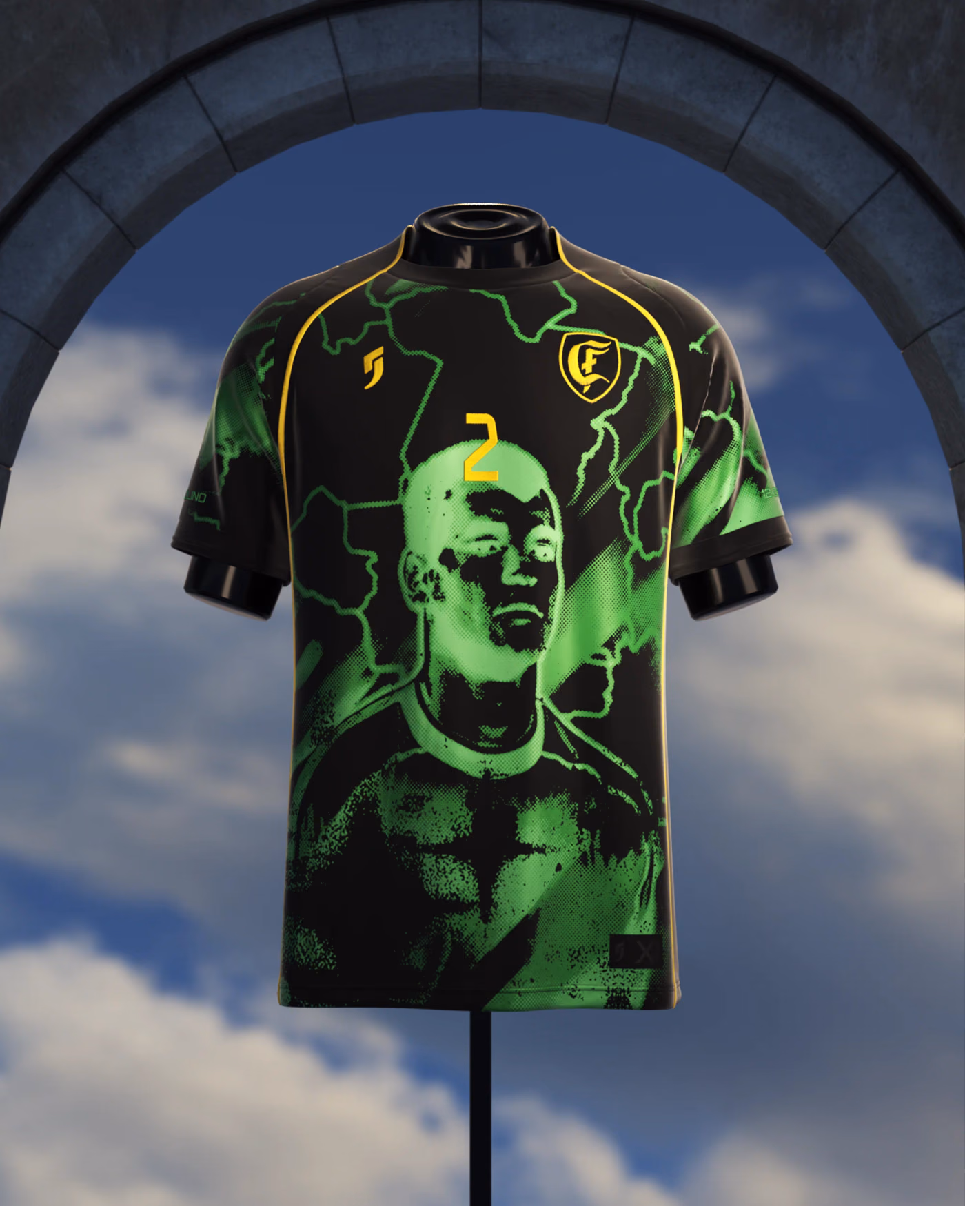 Jersevo Custom Personalized Il Pendolino - Number 2 Jersey front view