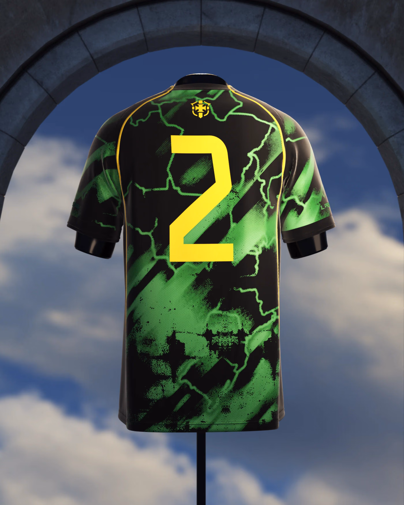 Jersevo Custom Personalized Il Pendolino - Number 2 Jersey back view