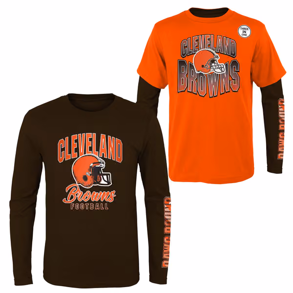 Cleveland Browns Game Day 3-in-1 Combo NFL Shirt (YOUTH) view 1