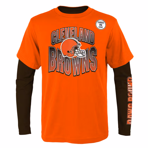 Cleveland Browns Game Day 3-in-1 Combo NFL Shirt (YOUTH) view 2