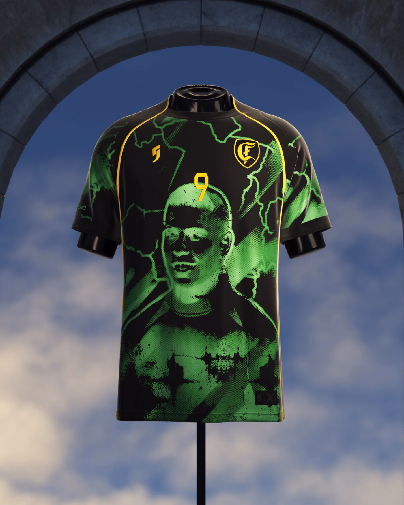 Jersevo Custom Personalized O Fenomeno - Number 9 Jersey front view