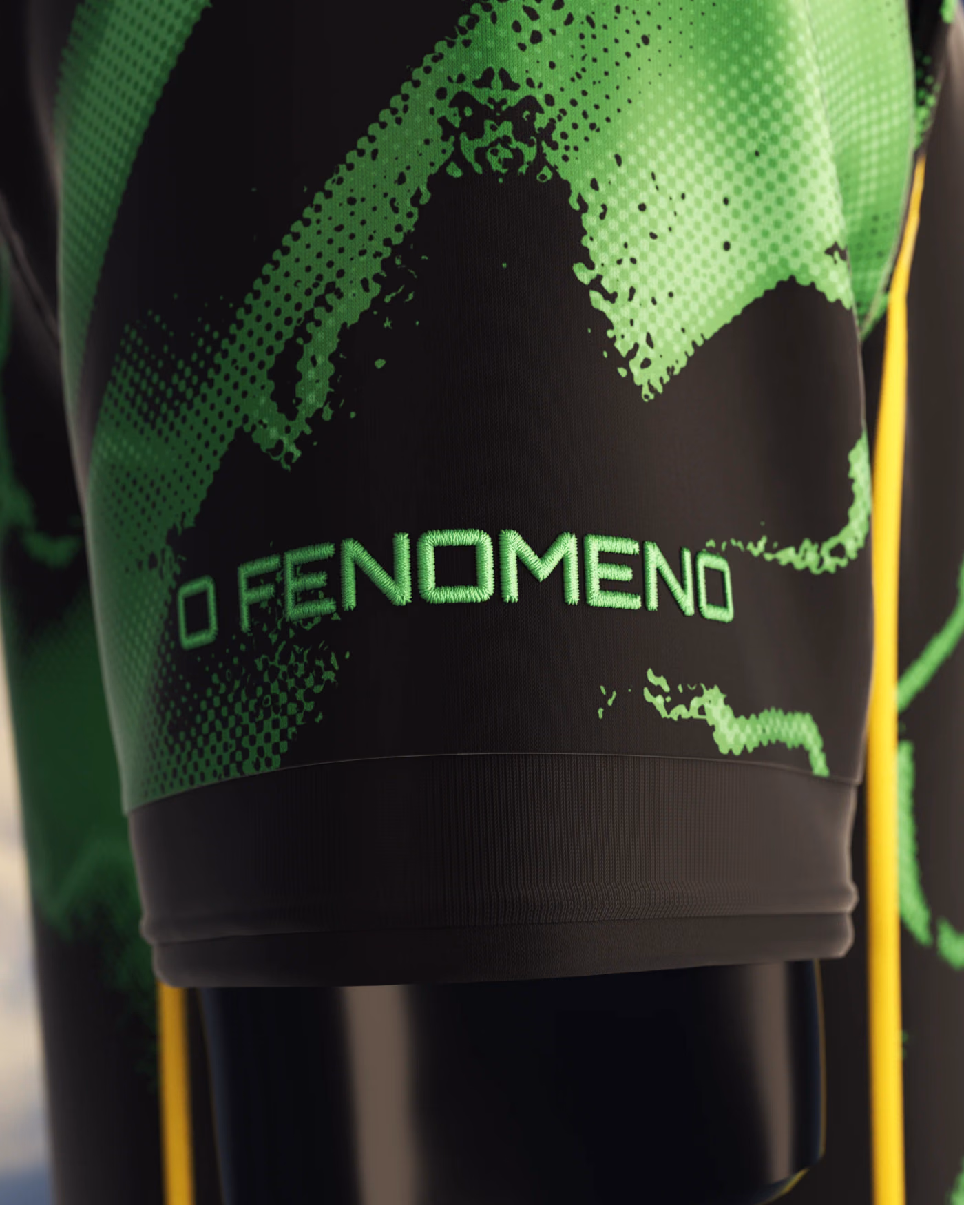 Jersevo Custom Personalized O Fenomeno - Number 9 Jersey right sleeve detail