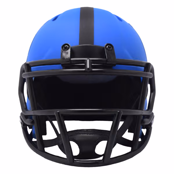 Indianapolis Colts Rave Alternate NFL Speed Mini Helmet Blue view 3