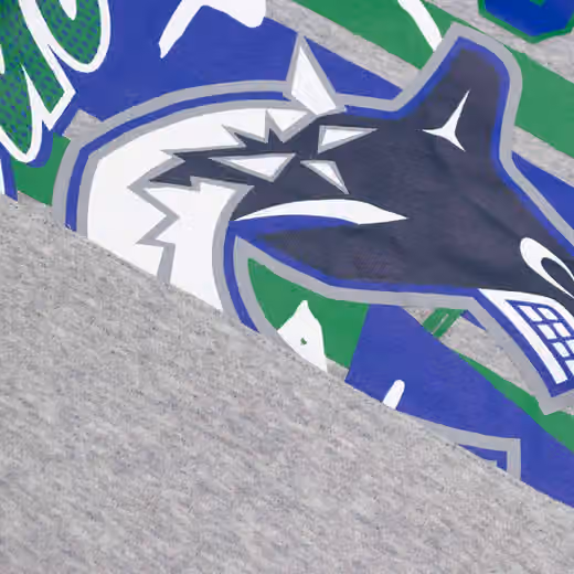 Vancouver Canucks Sport Classics Oversized NHL Hoodie Gray view 3