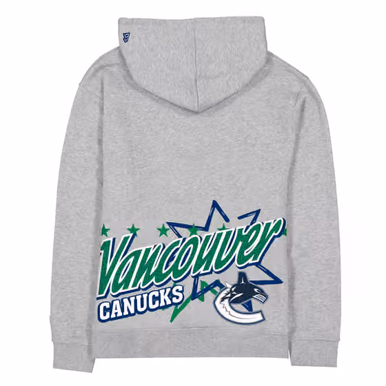 Vancouver Canucks Sport Classics Oversized NHL Hoodie Gray view 2