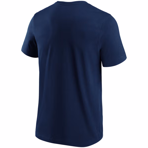 Edmonton Oilers Primary Logo NHL T-Shirt Navy view 2