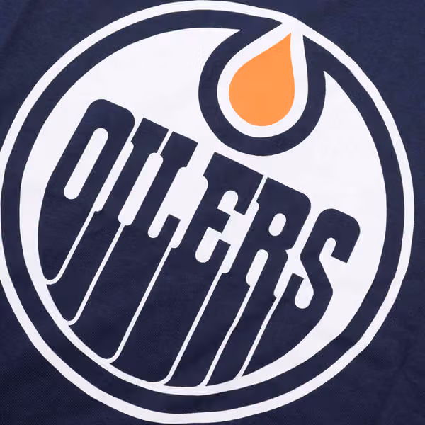 Edmonton Oilers Primary Logo NHL T-Shirt Navy view 3