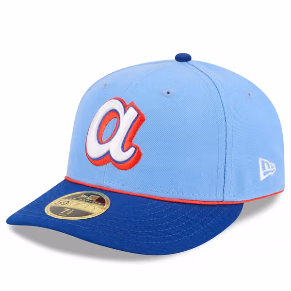 Atlanta Braves MLB Authentic City Connect Low Profile 59FIFTY Fitted Cap Blue product photo