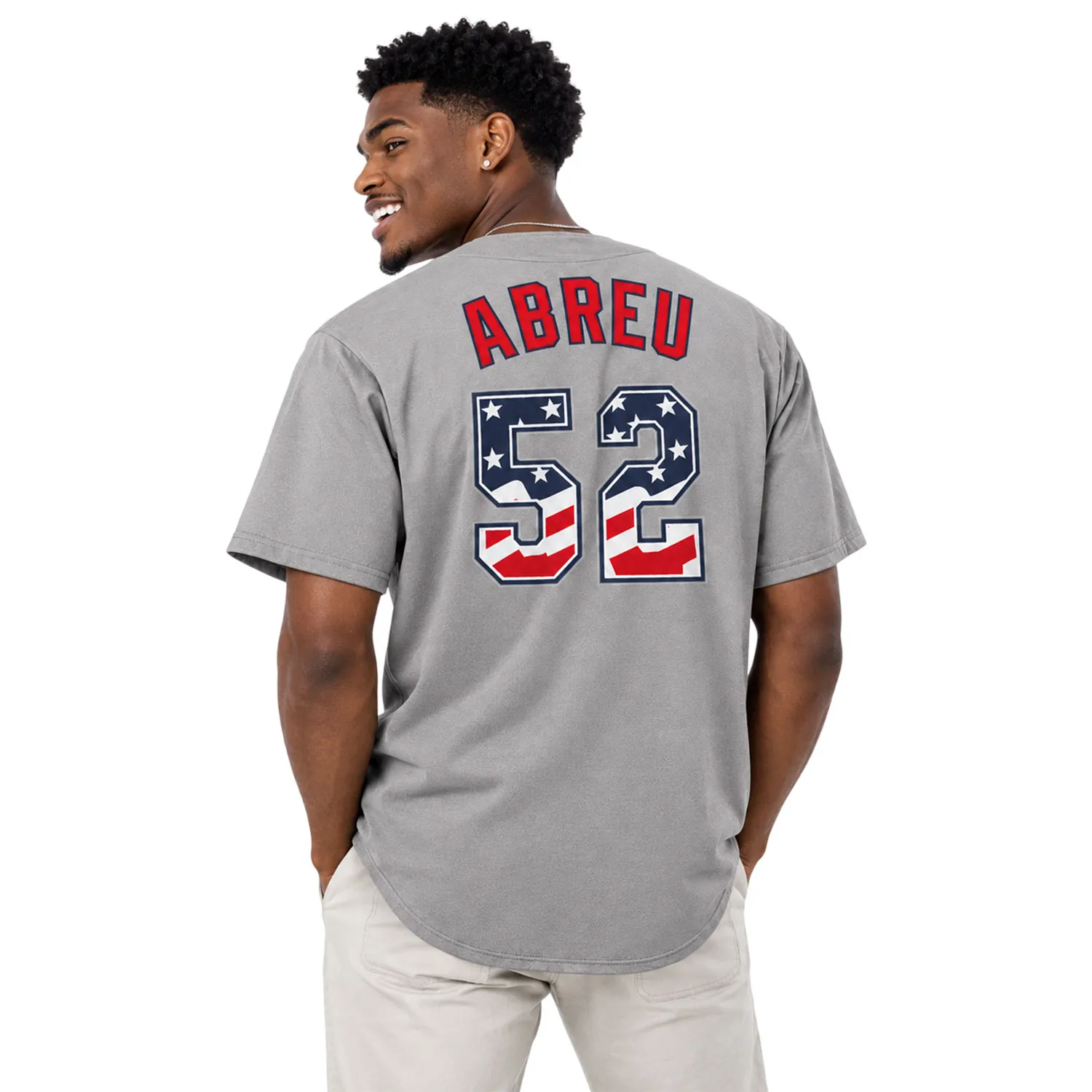 Wilyer Abreu Boston Patriotic Jersey Bold Fan Wear