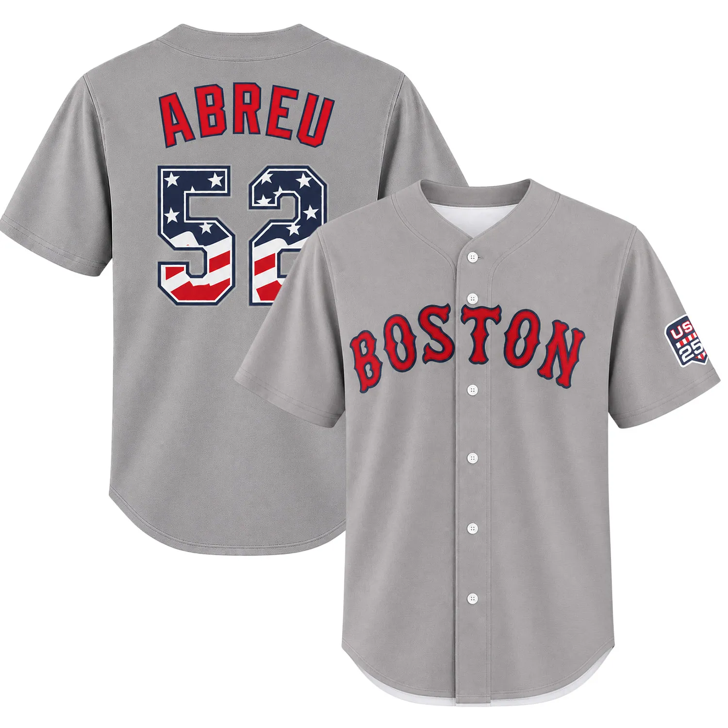 Wilyer Abreu Boston Patriotic Jersey Bold Fan Wear